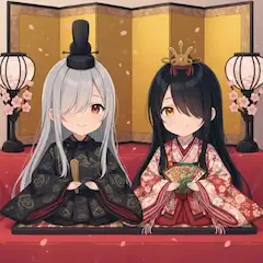春を映す、双の華