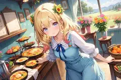ひまわり少女の、陽だまりキッチン