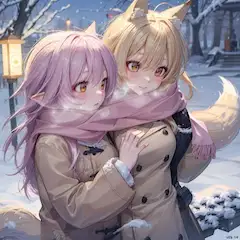 温まるケモ耳エルフさん