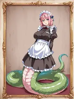 メイドラミアの肖像画