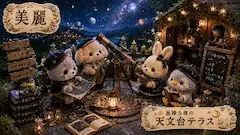 星降る夜の天文台で夢を追いかけて