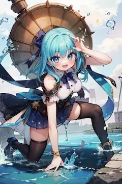 着地！