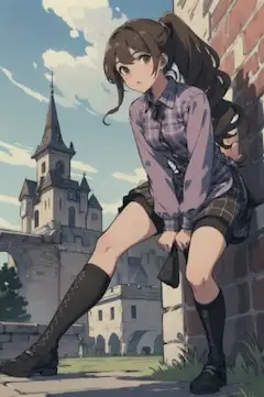 ポニーテールの少女