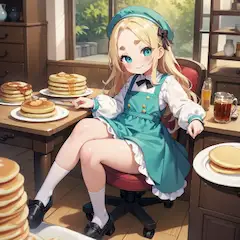 おでこちゃんとパンケーキ