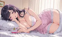 ピンクの誘惑の朝