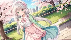 桜舞う公園の秘密の約束