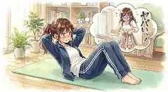 スカートが語るダイエット物語。