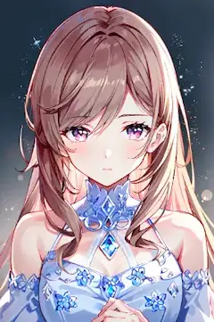 栗色髪の女性３