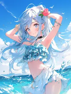 ある晴れた夏の日の撮影シーン