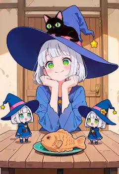 魔女見習いと黒猫の魔法の食卓