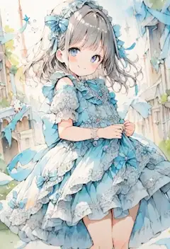 アクアブルー。