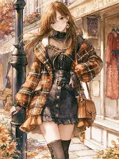 秋風に舞う、彼女の輝く一日。