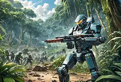 青き機械戦士のジャングル戦線