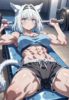 ベンチプレスをするニキチッチ💪🏼