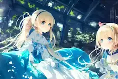 Girls wearing dress