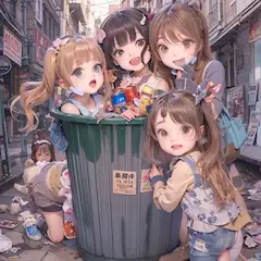 ゴミ娘