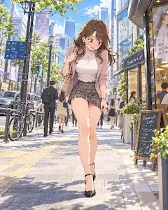 東京の街でドキッとする午後