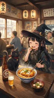 魔女の街角カツ丼冒険