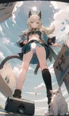原神 綺良々 仁王立ち