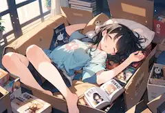 引越し初日