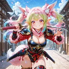 8枚）侍ガール