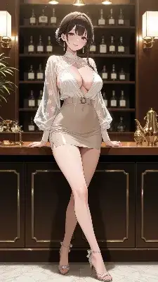 深夜のバーで囁く誘惑