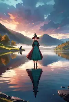 湖の魔女と曇り空