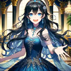 男友達を煌びやかなドレスを着た女性に改変