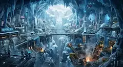 ある並行世界の架空風景２３『惑星ニドラスの地底採掘都市エリアおよび関連施設群』ジェミニバージョン