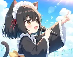 cuneの青空を歌うニャ♪