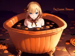 ハロウィン風呂