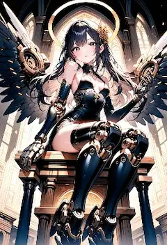 黒翼の機械天使