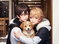 ワンちゃんと一緒