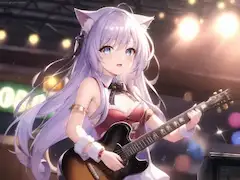 猫耳少女バンド ギター担当