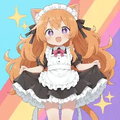 猫耳メイドの虹色ティーパーティー
