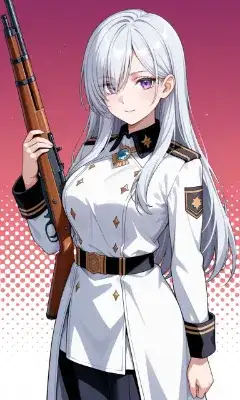 モシンナガンを装備したアナスタシア皇女