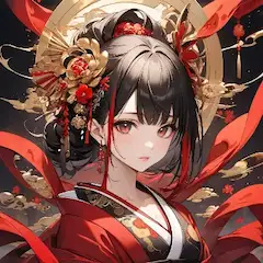 紅蓮の華を纏う少女