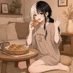 おはよ〜☀️（くるみちゃん）