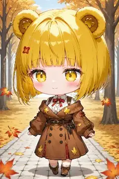 🧸「紅葉散歩」の巻き🍂