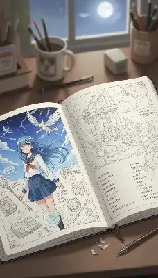 月夜に描く魔法少女の物語