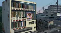 人の叡智がつまった本の自販機