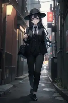 笑うセールスレディ