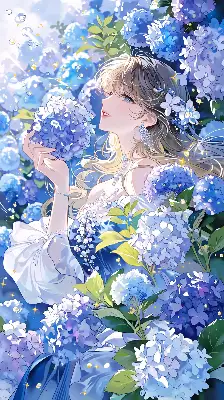 紫陽花の女性💠