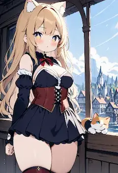 窓辺の猫耳少女と秘密の街