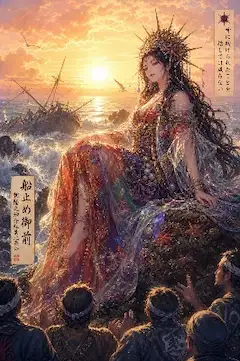 朝陽之珂介紅葉比売命（あさひのかせもみじひめのみこと）