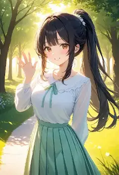 ポニーテールのひまり