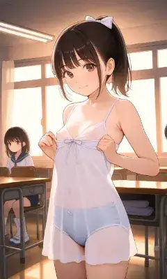 体育の時間で教室お着替え
