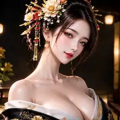 宵闇に咲く花飾りの美