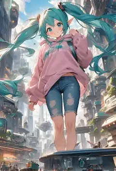 ミクと小さな機械都市