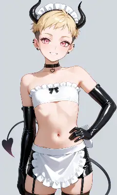 今日の新人魔族ちゃん